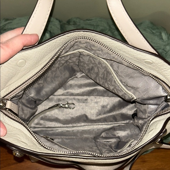 Michael Kors Gray Leather Tote Bag - Picture 4 of 4